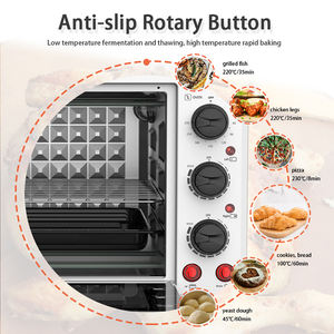 فرن حراري للاستخدام في المنزل والمطاعم بقدرة 30 لتر لخبز الكعك والفطائر والبيتزا باستخدام قابس لنا - Product Image 5