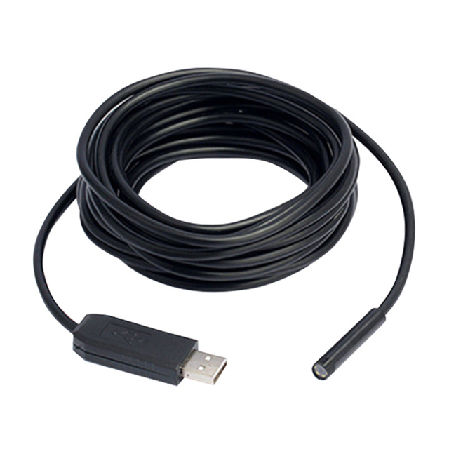 5.5mm Waterproof Auto Inspection Industrial USB Endoscope Camera 10m