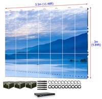 12x10 Duvar Tipi P2.604 Kiralık İç Mekan LED Ekran Yüksek Kontrast Oranı 2.6mm 3840Hz 170 Derece İzleme Açısı Video Panel HDR10+ IP43 Özelleştirilebilir
