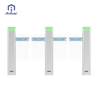 Sistema de Control de Acceso Ankuai AKT322 con Reconocimiento Facial y Torniquete Abatible para Edificios de Instalaciones Públicas y Oficinas