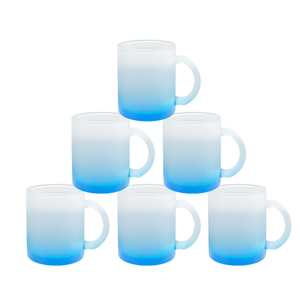 M R.R 11oz Sublimación Blanks <span class=keywords><strong>Taza</strong></span> de vidrio de color esmerilado, tazas de café con asa para transferencia de recubrimiento térmico de calor - Product Image 5