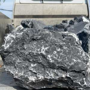 Pierres de paysage d'<span class=keywords><strong>aquarium</strong></span> écologiques en verre noir décoratives de 10 à 30 cm - Product Image 6