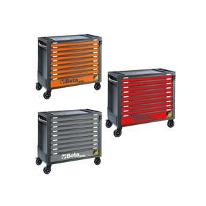 BETA - 024004291 Mobile roller <b>cab</b> long with 9 drawers with anti-tilt system - EAN 8054809187709 <b>ROLLING</b> WORKSHOPS - Product Image 1
