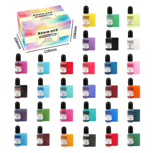 Pigment époxy transparent cristallin, colorant concentré pour résine UV, pour la création de bijoux en résine DIY, la peinture et l'artisanat de gobelets - Product Image 2