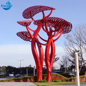 Escultura de Metal Moderna para Decoración de Jardín o Plaza, de Acero Inoxidable, Tamaño Grande, Diseño Artístico - Product Image 5