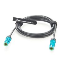 Cable Rosenberger D4K14A-1D5A5-Z IP67 Impermeable HSD, Cable HSD Código Z Hembra a Hembra 535 LVDS, Arnés de Cables LD5-105-2000-Z-Z