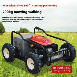 Tondeuse <span class=keywords><strong>à</strong></span> gazon industrielle automatique <span class=keywords><strong>à</strong></span> 4 temps Tondeuse <span class=keywords><strong>à</strong></span> gazon robotique <span class=keywords><strong>à</strong></span> roues de type chenille Télécommande pour jardin forêt - Product Image 4
