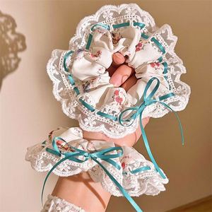 Cute Lace Hair Band and Scrunchies <b>Sweet</b> Style <b>Flower</b> Hair Accessories Made of Cloth - Product Image 1