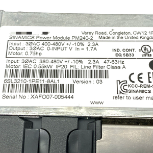 Neuer Original 6SL3210-1PE11-8AL1 Lagerbestand Industrielle Automatisierung SPS-Programmiersteuerung - Product Image 1