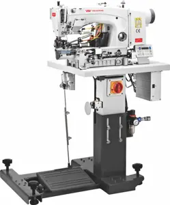 Máquina de coser industrial con dobladillo inferior VMA de cadeneta automática de alta velocidad