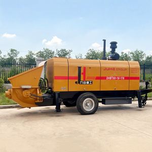 Vente d'usine JIUHE, pompe à béton sur remorque, machine à couler du béton à vendre en Afrique - Product Image 1
