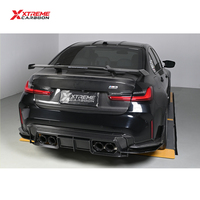Diffuseur arrière en fibre de carbone sèche XTREME, style PSM, kit carrosserie pour BMW G80 G81 M3 G82 M4 2021-2029