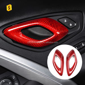 Cadre de poignée de porte intérieure en Fiber de carbone véritable ES pour <span class=keywords><strong>Camaro</strong></span> 2016 2017 2018 2019 2020 2021 <span class=keywords><strong>2022</strong></span> 2023 - Product Image 3