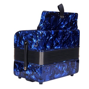 Acordeón Diatónico Profesional Portátil de Madera <span class=keywords><strong>KONGSHENG</strong></span> KS-NK3112AC de 31 Botones y 12 Bajos con Estuche de Aleación de Aluminio para Estudiantes - Product Image 3
