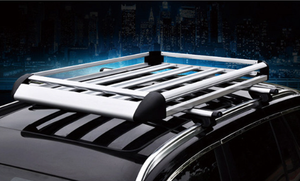 Porte-bagages de toit de voiture en alliage d'aluminium à double pont universel 100kg de charge pour SUV Jeep 4x4 voyage en plein air - Product Image 4