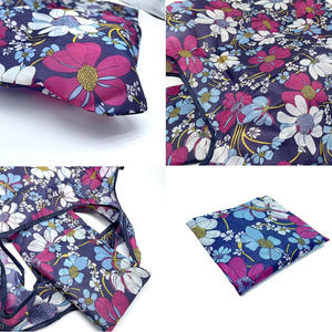 Sacs de courses en polyester pliables, réutilisables, hydrofuges, avec motif floral coloré imprimé numériquement et dessin animé, vente en gros - Product Image 3