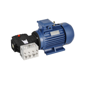 Pompe triplex haute pression en acier inoxydable, état neuf, 100 bars, faible bruit, 13 LPM, roulement, 2,5 KW, 220 V/50 Hz - Product Image 1