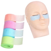 Ruban adhésif pour cils en silicone de qualité médicale, microporeux, non tissé, couleur, logo personnalisé, extensions de cils, peau sensible, outil de beauté