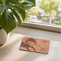 Anpassbare Programmierbare Umweltfreundliche Holz-NFC-Hotelschlüsselkarte mit Lasergravur für Umweltfreundliche Gästezimmer-Zugangskontrolle