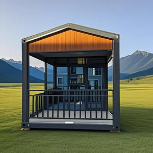 Montaje rápido Prefabricado Contenedor aislado Casa Techo a dos aguas Taller Techo inclinado desmontable Material de panel sándwich hecho - Product Image 5