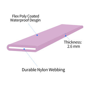 ナイロンカラーリベット犬用リーシュPLV101Tロング5FT 15FT 30FT PVCポリエステルイージークリーンソリッド防水耐久性 - Product Image 2