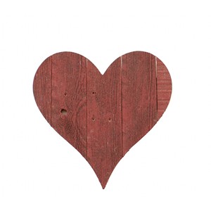 18 \ "legno rustico rosso di recupero cuore decorazione parete HMS collezione muro in legno insegne - Product Image 3