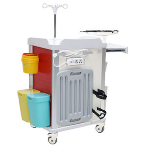 MN-EC014 मनहुआ मेडिकल इमरजेंसी कार्ट मेडिसिन ट्रॉली अस्पताल क्लिनिक चिकित्सा आपातकालीन गाड़ी कीमत - Product Image 3