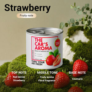 Ambientador en Gel Sólido Aikun para Auto, Aroma Duradero de 60 Días, Fragancia para Auto con Energía Solar, Sin Electricidad, en Lata de Aluminio - Product Image 5