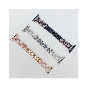 BEEFLYPOWER สายนาฬิกาสแตนเลสสำหรับแอปเปิ้ลวอทช์ SE S11 10 9 8 7 <span class=keywords><strong>6</strong></span> 5 4 3 2 1 41 มม.45 มม.40 มม.38 มม.สายรัดข้อมือผู้หญิง - Product Image 1