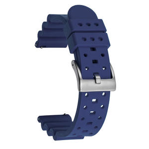 Bracelets de montre en silicone fluororubber imperméables de haute qualité pour montres universelles de 18 mm, 20 mm, 22 mm, 24 mm, bracelet de plongée - Product Image 6