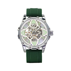Montre tendance à grand cadran étanche entièrement automatique pour hommes avec nouveau design de personnalité creux mécanique à personnaliser OEM ODM - Product Image 5