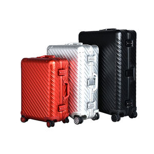 Nuova <span class=keywords><strong>valigia</strong></span> trolley interamente in lega di alluminio-magnesio <span class=keywords><strong>valigia</strong></span> in <span class=keywords><strong>metallo</strong></span> alluminio <span class=keywords><strong>valigia</strong></span> universale con ruote <span class=keywords><strong>valigia</strong></span> da imbarco aziendale - Product Image 1