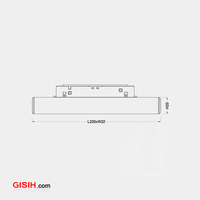 Rail lumineux LED magnétique anti-éblouissement 6W 12W 18W 24W à faisceau étroit 24 ° Projecteur sur rail pour la maison, le bureau et le musée