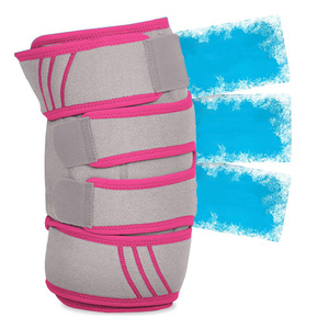 Fascia per Ginocchio Riutilizzabile per Terapia Caldo/Freddo, Copertura Completa a 360°, Design Ergonomico, Chiusura con Gancio <span class=keywords><strong>e</strong></span> Anello, Sollievo dal Dolore <span class=keywords><strong>e</strong></span> Riabilitazione - Product Image 1