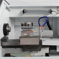 Tour à métaux miniature CNC horizontale manuelle avec alimentation automatique des barres CK0640