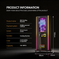 Máquina Expendedora de Tabaco Inteligente con Diseño Compatible con ADA, Software SDK, WiFi, LTE y Múltiples Soluciones de Pago para Comercio Minorista