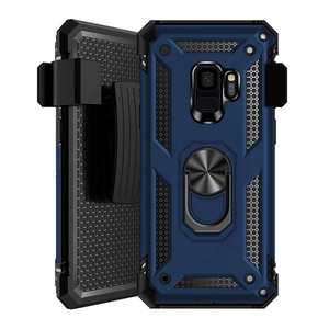 Antichoc Robuste TPU Boîtier PC avec étui de ceinture <span class=keywords><strong>Pour</strong></span> <span class=keywords><strong>Samsung</strong></span> galaxy <span class=keywords><strong>S9</strong></span> <span class=keywords><strong>Protection</strong></span> Béquille Étui de Téléphone - Product Image 1