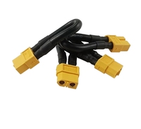 Câble de connexion personnalisé Amass XT60 XT60H avec fils en silicone 10AWG, faisceau de câblage électrique mâle-femelle