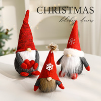 Mini figurine de Père Noël debout de 18 cm tenant un trombone français et un tambour, ornement de sapin de Noël, lot en gros