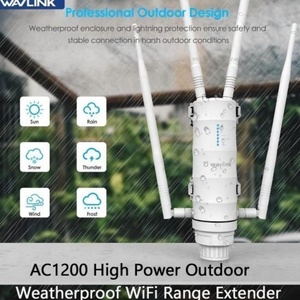 Punto de Acceso Exterior de Doble Banda Wavlink WN572HP3 AC1200, Extensor WiFi Exterior Wavlink WL-WN572HP3 de Alta Potencia 2.4GHz + 5GHz - Product Image 3