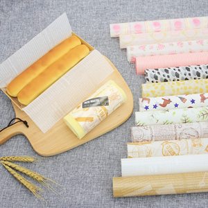 Feuilles de papier carrées personnalisées imprimées, biodégradables, enduites de silicone, résistantes à la graisse, double face, jetables, pour la restauration, les gâteaux et les biscuits - Product Image 3