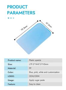 Nuevo diseño profesional Spa calidad cera aplicador espátula aplicador de plástico espátulas - Product Image 6