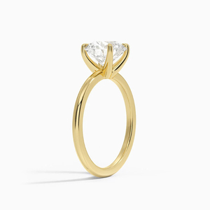 14K 18K Or IGI Certifié 1ct 2ct Bague Solitaire Diamants cultivés en laboratoire Bagues de fiançailles à sertir avec diamant CVD HPHT - Product Image 5