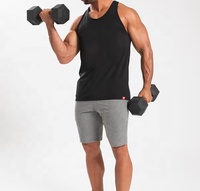 OEM personnalisé 100% coton gilet d'entraînement lourd musculation muscle Fitness Stringer course Singlet Gym débardeur pour hommes