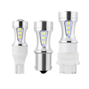 Ampoules LED de recul pour voiture à haute luminosité, 12V, ultra-lumineuses, haute performance, feux modifiés, T15, T20, 1156, 1157, blanc. - Product Image 1