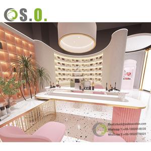 ออกแบบตกแต่งภายในร้านค้าปลีกเครื่องสำอางแบบกำหนดเอง โรงงานผลิตชั้นวางแสดงเครื่องสำอางสำหรับร้านค้าปลีก ขายชั้นวางแสดงเครื่องสำอางสำหรับร้านค้าปลีก - Product Image 3