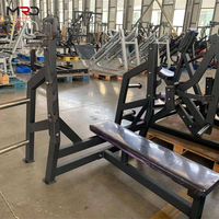 MRD Commercial Flat Bench Press Machine Barbell Bench Rack Chest Strength Training Weight Lifting Gym Fitness Equipment Safety