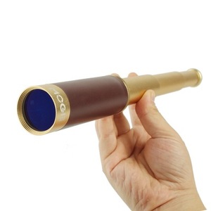 Optical lens magnifying glass pirate retro telescopios retractable 25 x 30 monocular telescope