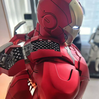 Escultura de Personaje de Marvel 1:3, Adorno Grande Luminoso de Iron Man, Decoración para Cibercafé o Cine