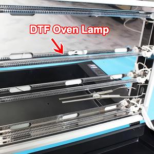4 cái 460 mét nóng đèn cho A3 dtf lò phim bột Máy sấy sưởi ấm thành phần nhiệt thạch anh ống sợi Carbon sưởi ấm dây ống thủy tinh - Product Image 4